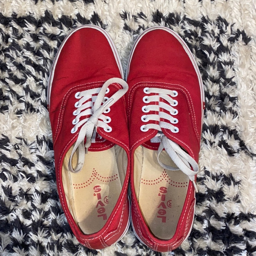 Levi’s Red Sneaker Skate Men’s Shoe